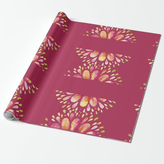 Inpakpapier zacht roze (Uitgerold)