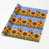 Inpakpapier Zonnebloem (Uitgerold)