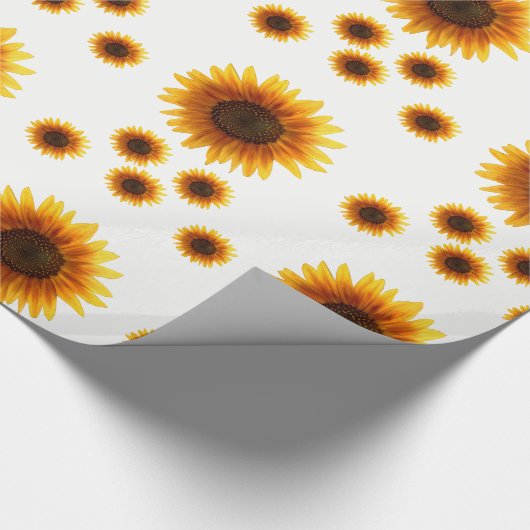 Inpakpapier Zonnebloem (Hoek)