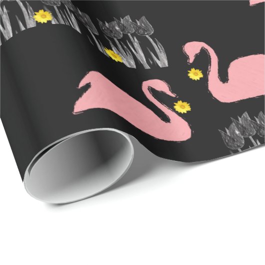 Inpakpapier Zwanen (Rol Hoek)