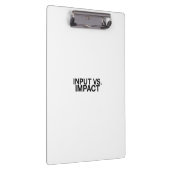 Input vs. Impact Professional Clipboard Klembord (Rechts)
