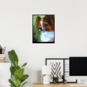 Inquisitief afdrukken van Papillon Fine Art Poster (Thuiskantoor)