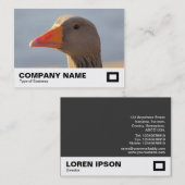 Inquisitief goose visitekaartje (Voorkant / Achterkant)