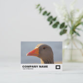 Inquisitief goose visitekaartje (Staand voorkant)