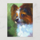 Inquisitief Papillon-Briefkaart Briefkaart (Voorkant)