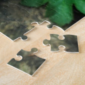 Inquisitief Raccoon in Struik Legpuzzel (Zijkant)