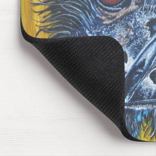 Inquisitieve Emu Mousepad Muismat (Hoek)