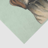 Inquisitieve windweergave tissuepapier (Detail)