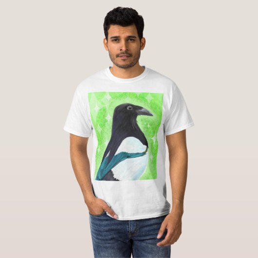 Inquisitive Magpie T-shirt (Voorkant volledig)