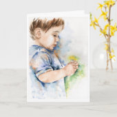 Inquisitive Minds - Fine Art Groetjes Kaart (Gele Bloem)