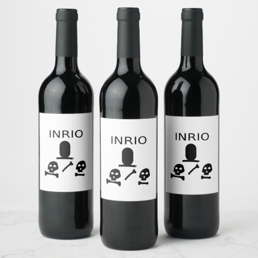 INRI0 WIJN ETIKET (Flessen)