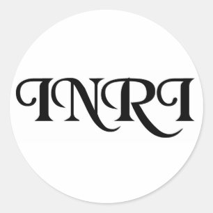 INRI RONDE STICKER