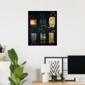 Inro Hoesjes, 19e eeuw Poster (Thuiskantoor)