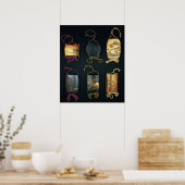 Inro Hoesjes, 19e eeuw Poster (Keuken)