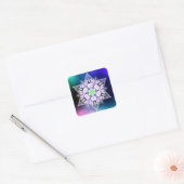 Inroeping Vierkante Sticker (Envelop)