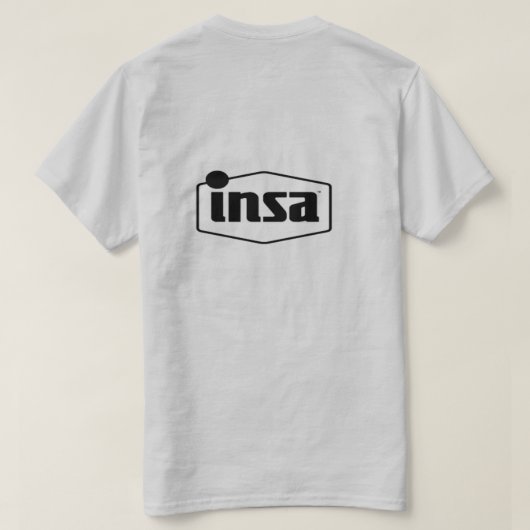Insa T-shiort T-shirt (Design achterkant)