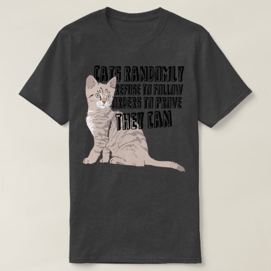 Insane Cat T-shirt (Design voorkant)