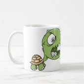 Insane Crazy Tough Turtle Coffee Mok (Links)