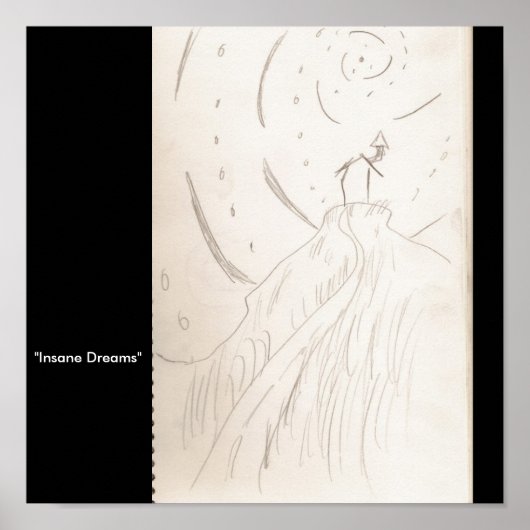 "Insane Dreams" Poster (Voorkant)