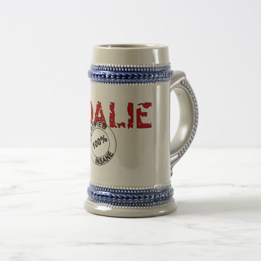 Insane Goalie Stein Bierpul (Voorkant rechts)