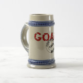 Insane Goalie Stein Bierpul (Voorkant links)