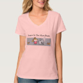 Insane in het Shirt Mam-Brain Badass Unicorn (Voorkant)