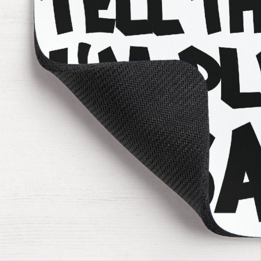 INSANITY PLEA mousepad, pas aan Muismat (Hoek)