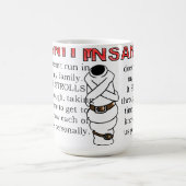 Insanity Strolls Funny Mug Koffiemok (Center)
