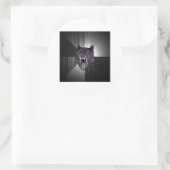 Insanity Wolf Advice Animal Meme Ronde Sticker (Tas)