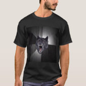 Insanity Wolf Advice Animal Meme T-shirt (Voorkant)