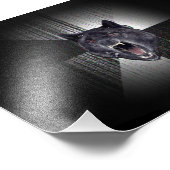 Insanity Wolf Meme Foto Afdruk (Hoek)