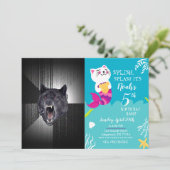 Insanity Wolf Meme Kaart (Staand voorkant)