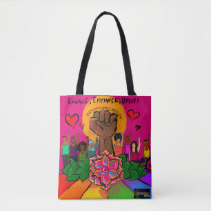 Inschakelen, inschakelen, gebruiken tote bag