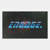 Inschakelen Rechthoekige Sticker (Voorkant)