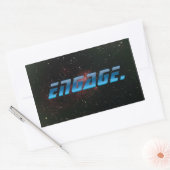 Inschakelen Rechthoekige Sticker (Envelop)