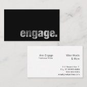 Inschakelen Visitekaartje (Voorkant / Achterkant)