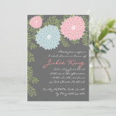  inschakeling van Floral Vrijgezellenfeest Kaart (Staand voorkant)