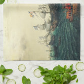 Inscheping bij Margate van de keurvorst van de Pal Theedoek (Gevouwen)