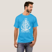Inscheping cruiseschip op maat T-shirt (Voorkant volledig)