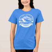 Inscheping cruiseschip op maat T-shirt (Voorkant)