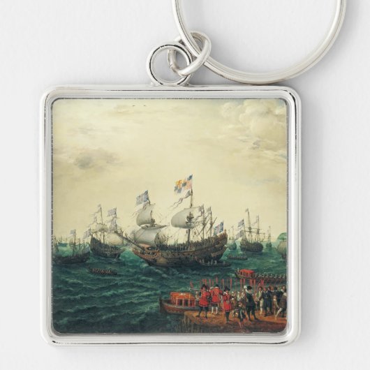 Inscheping te Margate van de Keurvorst Palatine Sleutelhanger (Voorkant)
