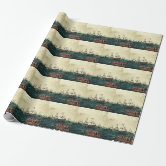 Inscheping te Margate van de Keurvorst Palts Cadeaupapier (Uitgerold)