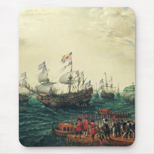 Inscheping te Margate van de Keurvorst van de Palt Muismat (Voorkant)