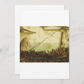 Inscheping van de keurvorst van de Palatijn Kaart (Voorkant / Achterkant)