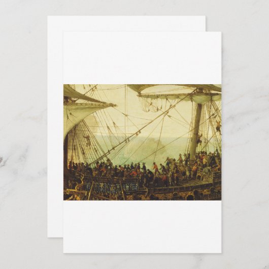 Inscheping van de keurvorst van de Palatijn Kaart (Voorkant / Achterkant)