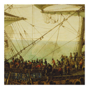 Inscheping van de keurvorst van de Palatijn Perfect Poster