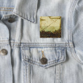 Inscheping van de keurvorst van de Palts Vierkante Button 5,1 Cm (In situ)