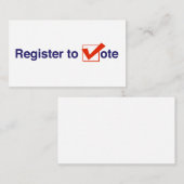 Inschrijven voor stemming 2026 informatiekaartje (Voorkant / Achterkant)