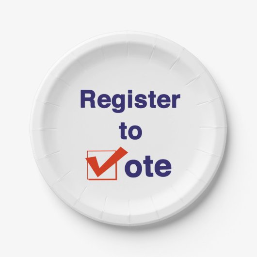 Inschrijven voor stemming 2026 papieren bordje (Voorkant)