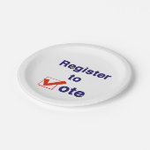 Inschrijven voor stemming 2026 papieren bordje (Gekanteld)